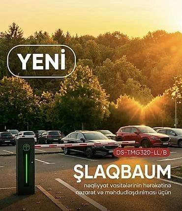 Dekorativ divar panelləri: Şlaqbaum sistemi – DS‑TMG320‑LL/B Nəqliyyat vasitələrinin hərəkətinə — 1