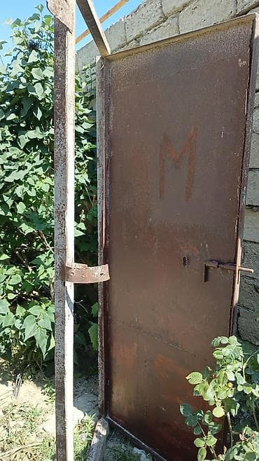 plasiq qapi: Metall qapı və qutu karkası - Material: qalın polad təbəqə, möhkəm — 3