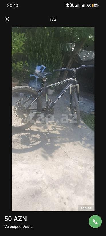 summa velosiped: Velosiped Vesta – şəhər və yüngül off-road sürüşləri üçün uyğun dağ — 1