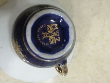 kofe servisi: Çay dəsti, rəng - Göy — 5