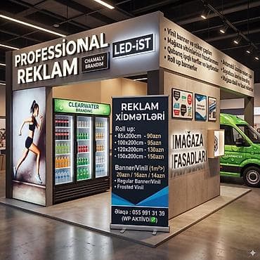 online reklam isi: Reklam və çap xidmətləri – Vinil Banner Təklif olunan işlər: ➢ — 2