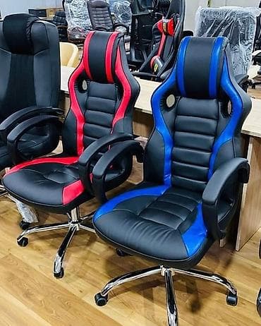 tək stollar: Yeni, Təkərli, Qolları tənzimlənir, Dəri — 2