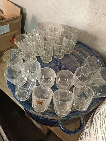 kofe qablari: Stəkanlar, Şüşə — 2