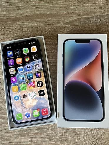 apple m1: IPhone 14, 128 GB, Göy, Sənədlərlə — 5