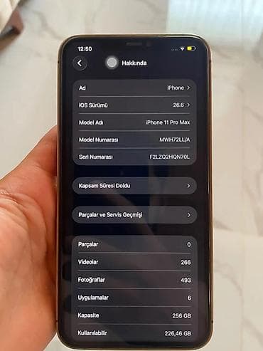 bakcell operator elaqe: IPhone 11 Pro Max, 256 GB, Qara — 1