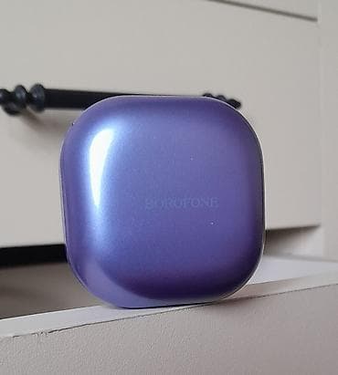 hdd yadas vinti: BOROFONE Bluetooth qulaqlıq (şarj qutusu ilə) - Rəng: bənövşəyi — 1