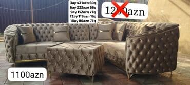 oturaca: Yeni, Künc divan, Qonaq otağı üçün, Açılmayan — 1