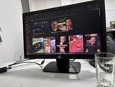 HP ProDisplay P221 LED Monitor (+ HDMI Adapter Hədiyyə) -Ekran: 21.5