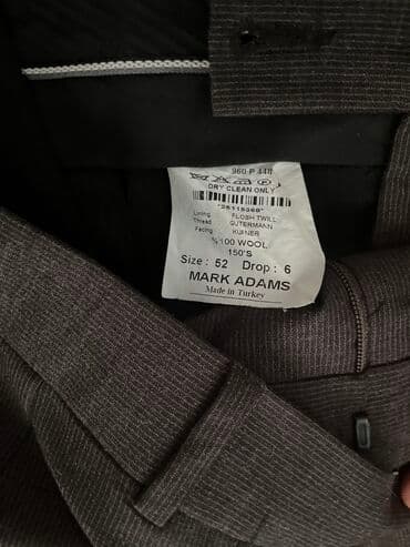 kişi ucun klassik qara kostyum: Az geyinilmiş kostyumdur. Dəstə pencək və şalvar daxildir. Çatdırılma — 4