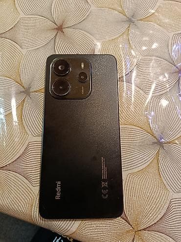 azercell operatora nece zeng: Redmi Note 14, 256 GB, rəng - Qara, Barmaq izi — 2