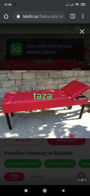 masaj xidmetleri birja: Masaj stolu — 1