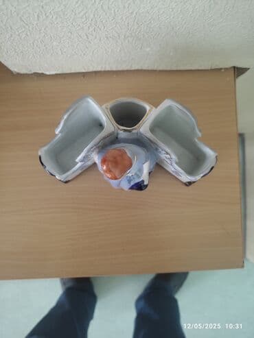 murebbe qablari: Antik salfetka qabi orginal kobalt çex malı əcəmi metrosunun yanına — 5