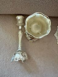 hamam ucun guzgu: Güzgü Masaüstü, Oval, Dekorativ, Şamdanla — 3