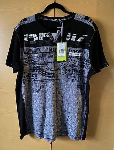 Futbolka, L, rəng - Boz