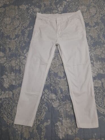 Ağ cins şalvar.1-2defe geyilib.10m