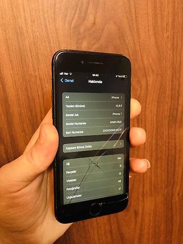 iphone ilə barter: IPhone 7, 32 GB, Qara, Zəmanət, Barmaq izi, Simsiz şarj — 1