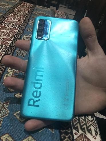 Redmi 9T, 128 GB, rəng - Mavi, Qırıq