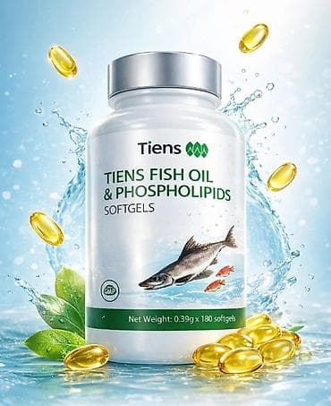 vitamin dermanlar: Balıq yağı Omega-3 Tiens Fish Oil & Phospholipids (Balıq yağı və — 1
