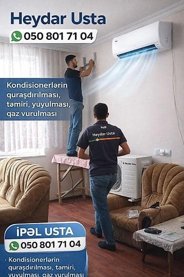 Təmir, Split kondisionerlər, Quraşdırılma