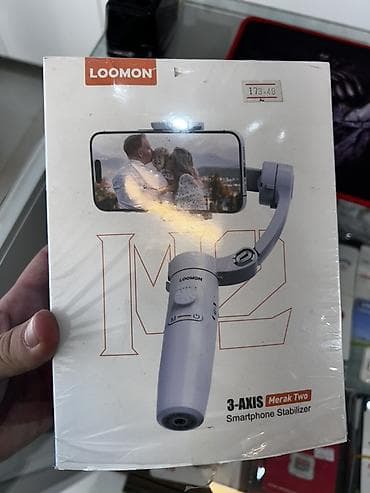 m2 ssd: Loomon Merak Two (M2) 3-oxlu smartfon stabilizatoru - 3-oxlu gimball — 1