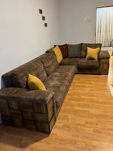 uqlavoy divan sekilleri: Künc divan, Vеlur parça — 4