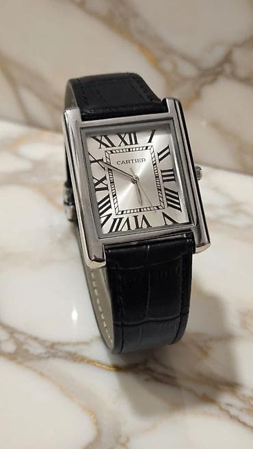 qara kemer: Qol saatı, Cartier, rəng - Qızılı — 6