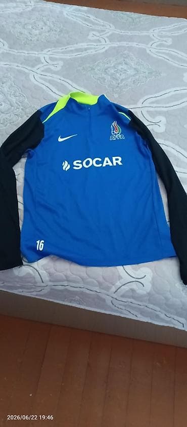 milli reqs: Polo köynək, Nike, M, rəng - Mavi — 2