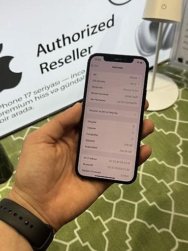 samsung a12 islenmis: IPhone 12 Pro, 256 GB, Pacific Blue, Face ID — 8