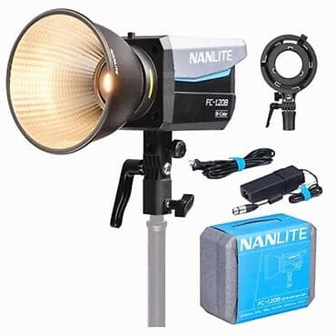 video reqistrator: Nanlite FC-120B Bi-Color LED işıq dəsti - Güclü COB LED mənbəyi — 1