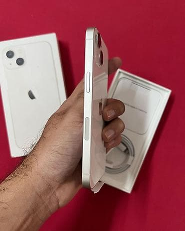 apple macbook: IPhone 13, 128 GB, Ağ, Zəmanət, Kredit, Face ID — 2