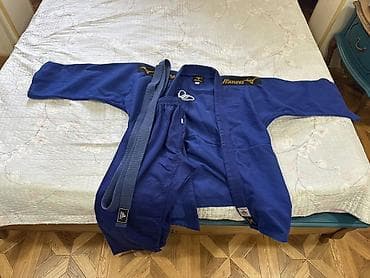 sport geyim: Mizuno judo kimonomu – mavi rəngdə tam dəst - Brend: Mizuno - Model — 3