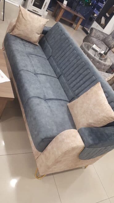 Трюмо: Диван, Новый, Раскладной, С подъемным механизмом, Набук, Бесплатная доставка в черте города — 1