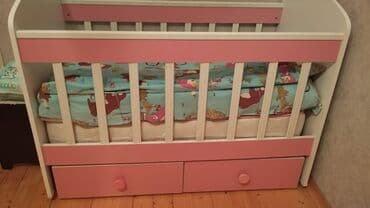 качели для детей: Oğlan və qız üçün, İşlənmiş, Dördbucaq, Beşik, Dəstsiz, Matras ilə, Yellənmə mexanizm ilə — 1