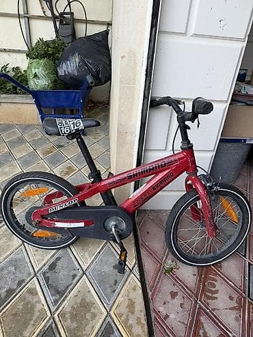 Uşaq velosipedi – 16” Dunlop/SHIMANO - Rəng: qırmızı - Çərçivə: polad