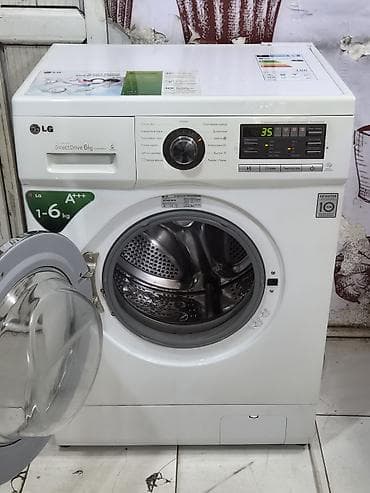 paltar yuyan mawln: Paltaryuyan maşın LG, 6 kq, İşlənmiş, Avtomat, Qurutma var, Pulsuz çatdırılma, Ödənişli çatdırılma — 3
