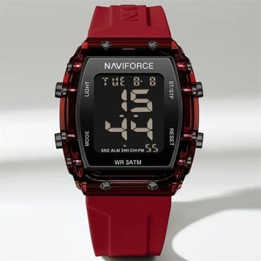 sport saat: Yeni, Qol saatı, NaviForce, rəng - Qara — 1