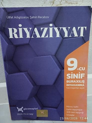 Riyaziyyat 9-cu sinif, 2023 il, Ünvandan götürmə