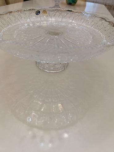 Tort və şiriniyyat qabı, Şüşə