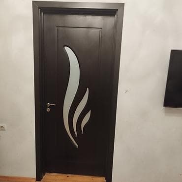 rcd perde sekilleri: Qonaq otağı üçün İşlənmiş Otaq qapısı 80x200 sm Çərçivə ilə, Zəmanətsiz, Ünvandan götürmə — 4