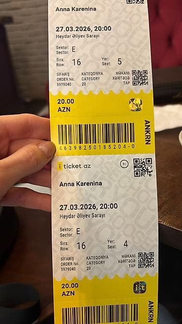 Обучение, курсы: Elan: “Anna Karenina” tədbirinə biletlər - Tədbir: Anna Karenina - — 1