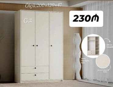 niva 4 qapili: Yeni, Açılan, 4 qapılı Düz dolab, Qarderob, paltar dolabı, Azərbaycan — 6