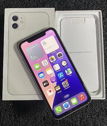 iphone 8pulus: IPhone 11, 128 GB, Ağ, Zəmanət, Simsiz şarj, Face ID — 5
