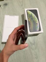 iphone 14 ekran qiymeti: IPhone Xs, 256 GB, Black Titanium, Zəmanət, Face ID, Sənədlərlə — 5