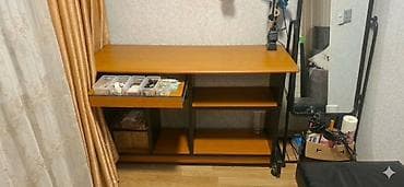 iş stulu: Açılmayan, MDF, Dördbucaq masa — 1