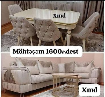 Möhtəşəm mebel dəsti – 1600 ₼ Dəst tərkibi: - Yemək otağı üçün masa lalafo.az -da Möhtəşəm mebel dəsti – 1600 ₼ Dəst tərkibi: - Yemək otağı üçün masa