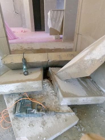 malyar usta: Beton kəsmə xidməti - Divar, döşəmə və tavanlarda dəqiq və səliqəli — 9