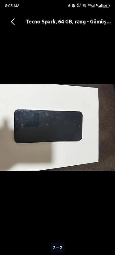 телефон fly fs502 cirrus 1: Tecno Spark, 128 ГБ, цвет - Серебристый, Две SIM карты — 4