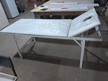 masaj stol: Masaj kuşetkası, Qatlanan, rəng - Ağ — 3