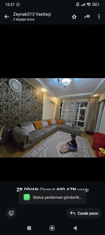 Sifarişlə mebel: Künc divan — 1