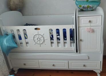 kombi şkaf: Oğlan üçün, Yeni, Dördbucaq, Beşik, Dəst ilə, Matras ilə, Yellənmə mexanizmsiz — 3